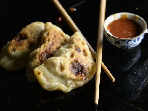 Dumplings poireaux-crevettes, dumplings, poireaux, crevettes, la Cocotte, la voix du nord