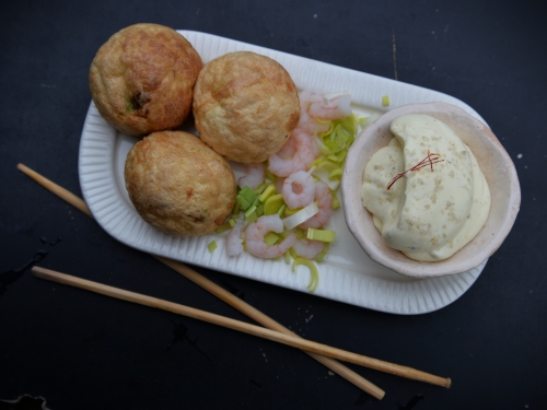 takoyaki crevettes et poireau,la cocotte,la voix du nord,takoyaki