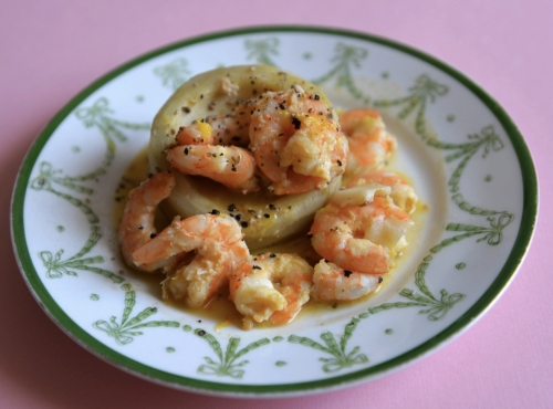 crevettes à l’orange et artichauts,la cocotte,la voix du nord