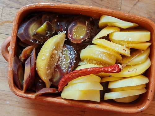 gratin de légumes au citron confit,la cocotte,la voix du nord