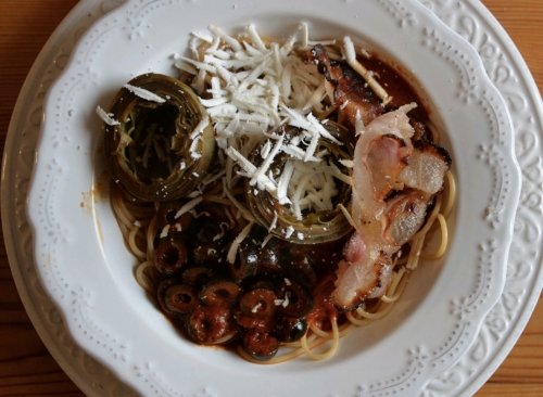 artichauts violets au guanciale,la cocotte,la voix du nord
