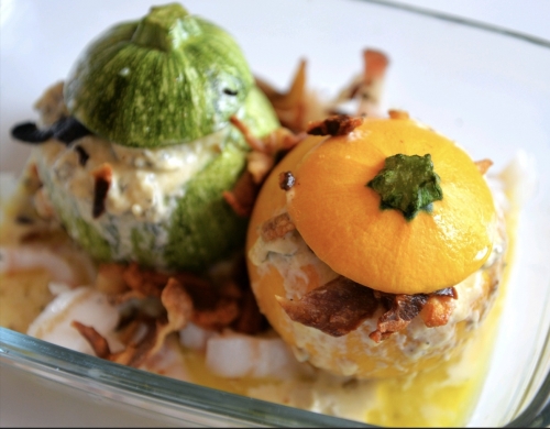courgettes&nbsp;flan-farcies,la cocotte,la voix du nord