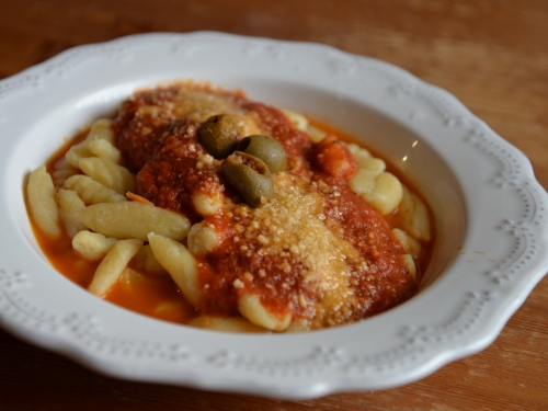 pâtes cavatelli à la semoule de blé dur sauce anchois-tomates,la cocotte,la voix du nord