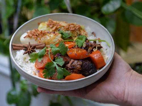 bœuf-carottes à la vietnamienne d’armel et cyril sueur du restau,la cocotte,la voix du nord,le chef et la cocotte,restaurant arth’maël et moi à douai