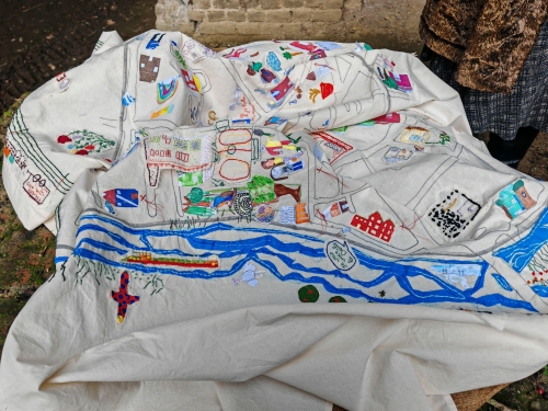 Soupe aux 3 haricots, la Cocotte, la Voix du Nord, Compagnie Tissépiq, parlons feutre et lin, espace Ernest Pignon Bois Blancs à Lille