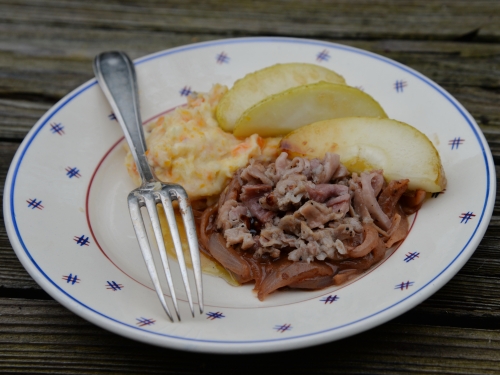 andouillettes sauce à la bière kriek,la cocotte,la voix du nord