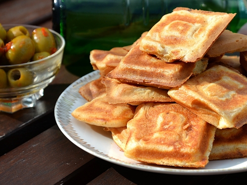 mini-gaufres à la féta,la cocotte,la voix du nord