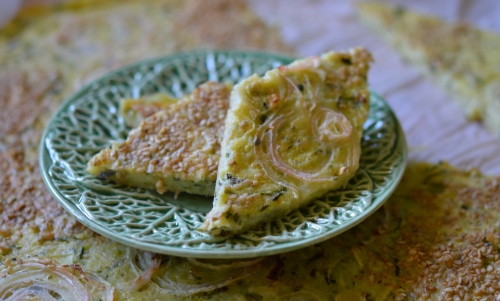 Galette courgettes, courgettes