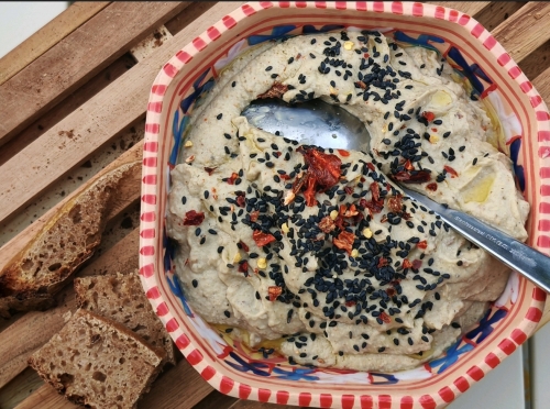 crème d’aubergines tout cajou,la cocotte,la voix du nord