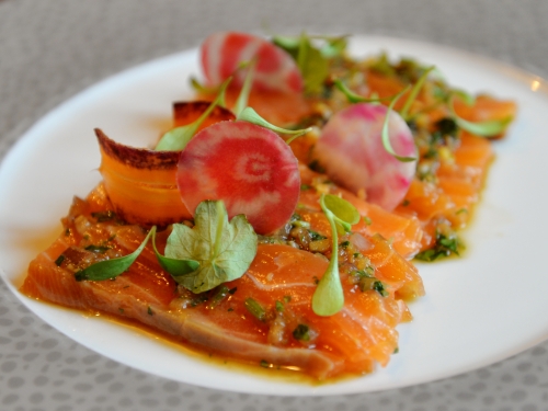 truite de l’artois en marinade de sébastien colpart,chef du restaurant l’emulsion à lambersart,sébastien colpart,l'emulsion,lambersart,la cocotte,la voix du nord
