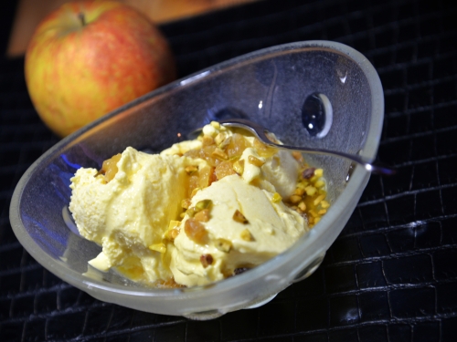 crème glacée mangue et pomme,la cocotte,la voix du nord
