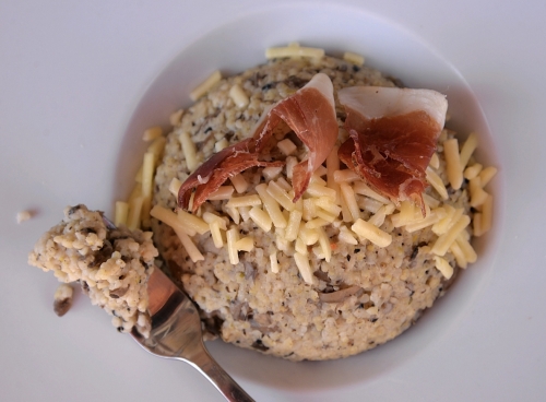risotto de millet blond aux champignons,la cocotte,la voix du nord