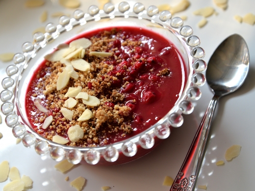 groseilles au crumble d'avoine,la cocotte,la voix du nord