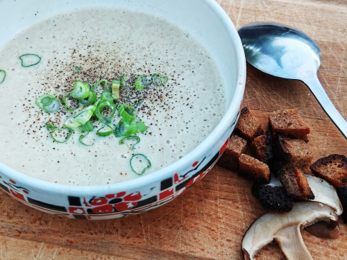 crème bolets-cébettes,la cocotte,la voix du nord