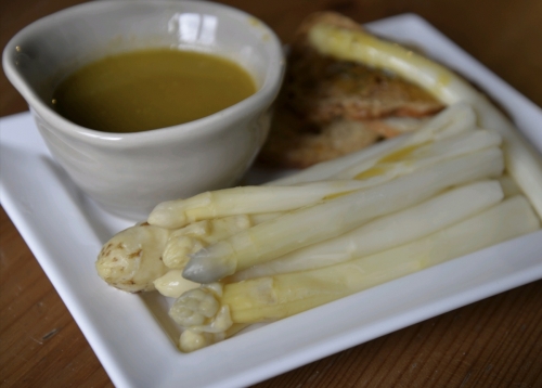 asperges au safran,la cocotte,la voix du nord